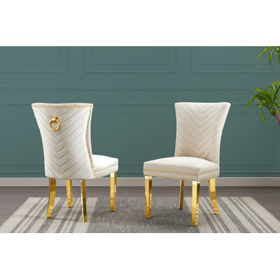 Chaise d'appoint rembourré