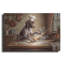  «German Shorthaired Pointer In The Kitchen» par Rich Monet, art mural en métal, 24 po x 16 po-2091169894
