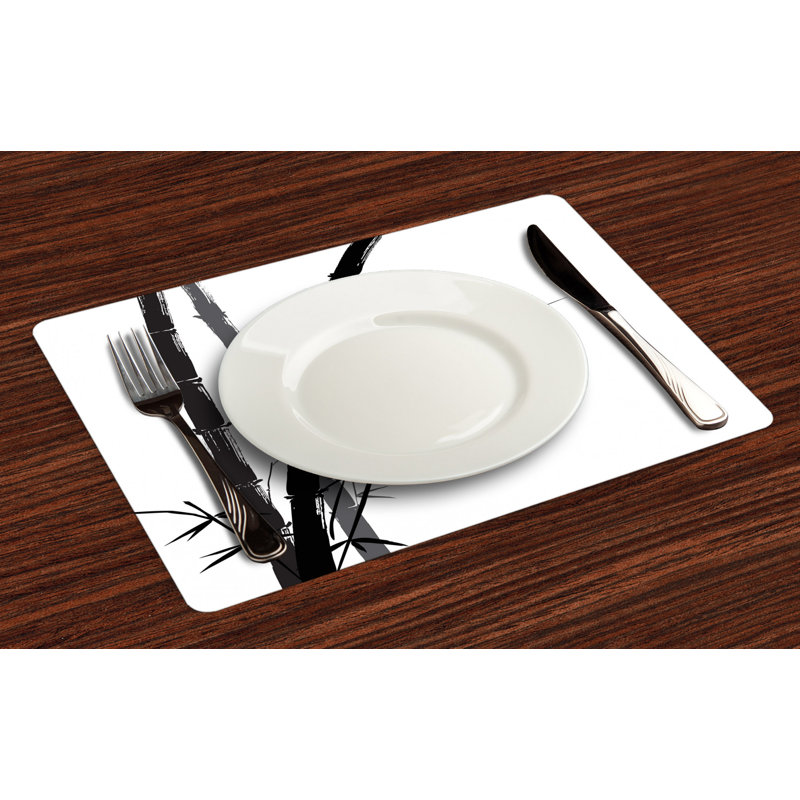 Polyester Abstract Rectangle Placemat