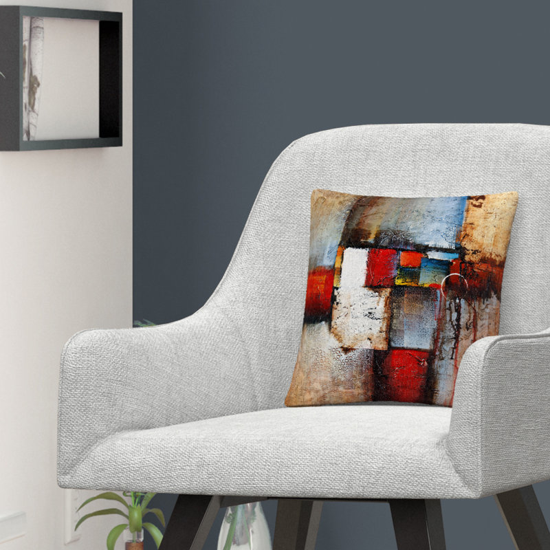 Coussin décoratif maîtres Fine Art Cube Abstract Vi