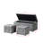 Maksimus Upholstered Rectangular Storage Ottoman with 2 Small Ottoman-872307919