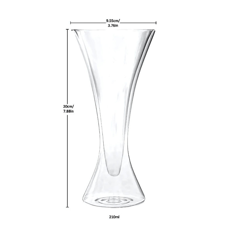 Double Walled Cocktail Martini Glasses - 210 mL / 7 fl. oz