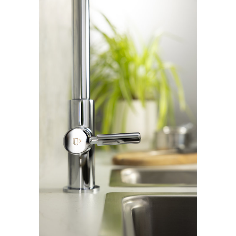 Abode Hemista Slimline 3-in-1 Hot Water Tap, Chrome