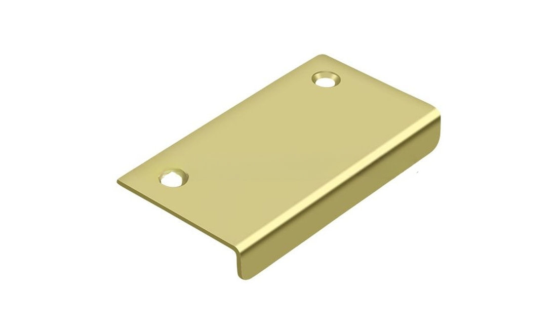 Finger Cabinet Pull, Polished Brass