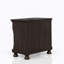 Table de chevet 2 tiroirs cerisier foncé