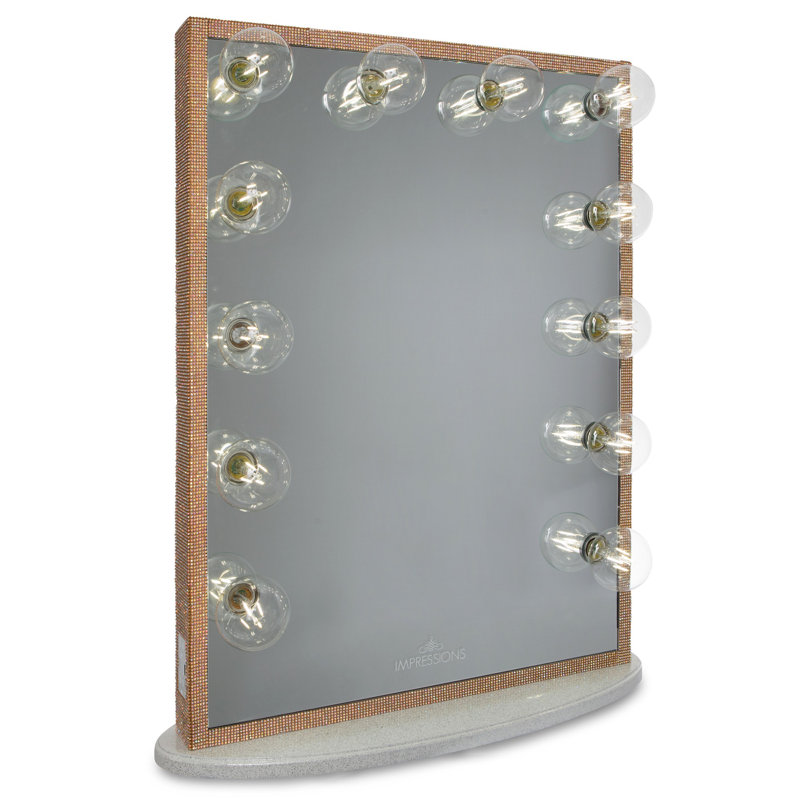 Miroir de maquillage Hollywood Glow XL, Cristal arc-en-ciel