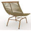 Méridienne avec table pour la structure intérieure en alliage de couleur bois d'intérieur Capacité de 380 lb avec fauteuil inclinable pour le camping