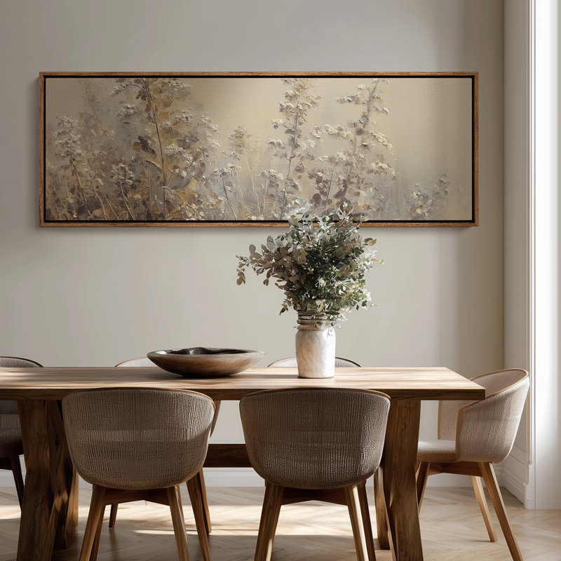 Impression sur toile encadrée, "Extra Large", H 20 po x l 60 po, Naturel