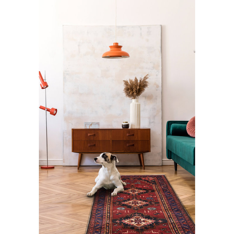 Tapis rouge Anadol 3 pi 7 po x 9 pi 7 po