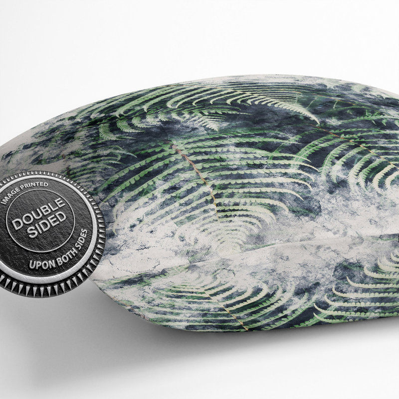Fern Leaves Vol.1 Watercolour Scatter Cushion, 40cm H x 40cm W x 15cm D