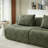 3 Seater Compressed Of Chenille, No Assembly, Space - Saving For Living Areas, Comfortable, Versatile 1 Seat Configurations, Sponge And Pocket Spring Design Oversized With Cozy Spaces, Soft, Options,-1079546284