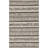 Lloyd Striped Handmade Flatweave Shag Gray/Ivory Area Rug-21662133