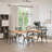  Dining Table Leg White Powder-Coated Steel Adjustable Feet-1478563179-1478563188