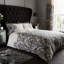 Damask Pattern Duvet Cover Set with Matching Pillowcases - Polycotton Bedding Set - Washable-121080786-27778367