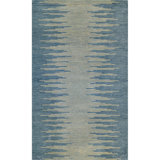 Abrash Ikat Hand-Tufted Wool Area Rug Cut/Loop Pile