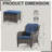 Wicker 4-Person Patio Conversation Set with Cushions and Ottoman-994903180