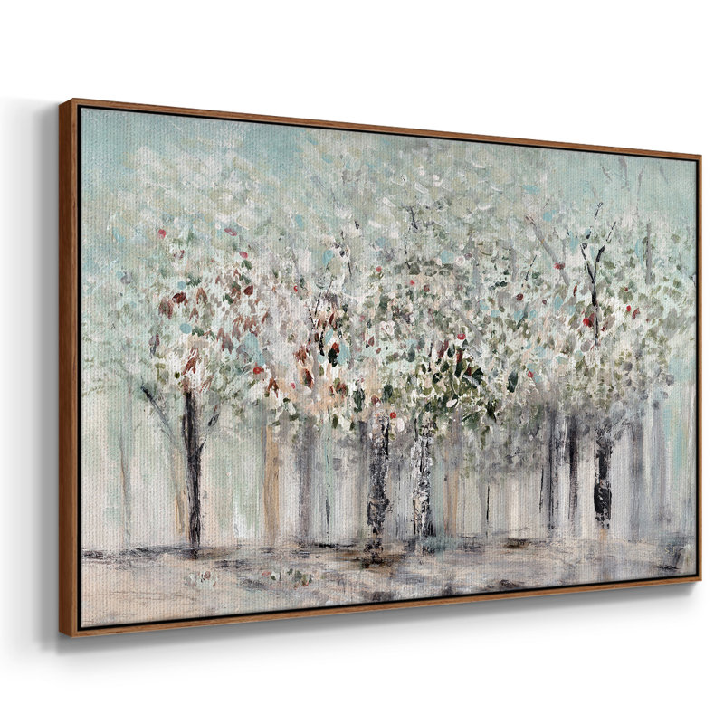 «Morning's Soft Light», reproduction sur toile encadrée, H 27 po x l 41 po x P 2 po, Noyer