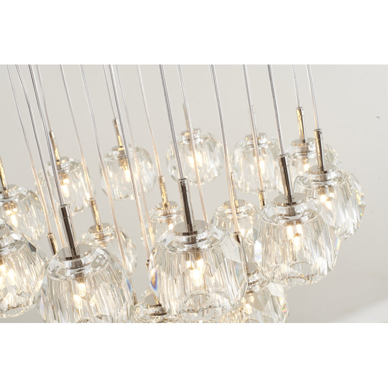 Lustre en cristal 23 lumières Transitional