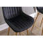 Ensemble de 2 tabourets de bar, avec tabouret de comptoir en tissu chromé et repose-pieds-1150154513