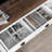 53.54" W Manufactured Wood Sideboard with 3 Drawers-1569551622
