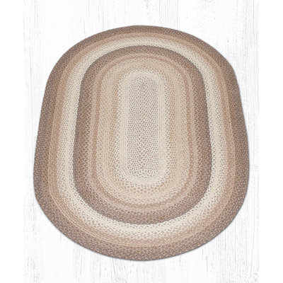  Oval Natural Jute Rug – Natural Fiber