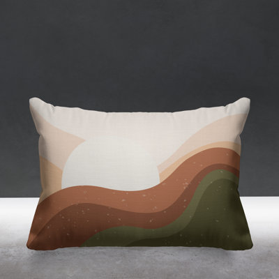Outdoor Reversible Throw Pillow