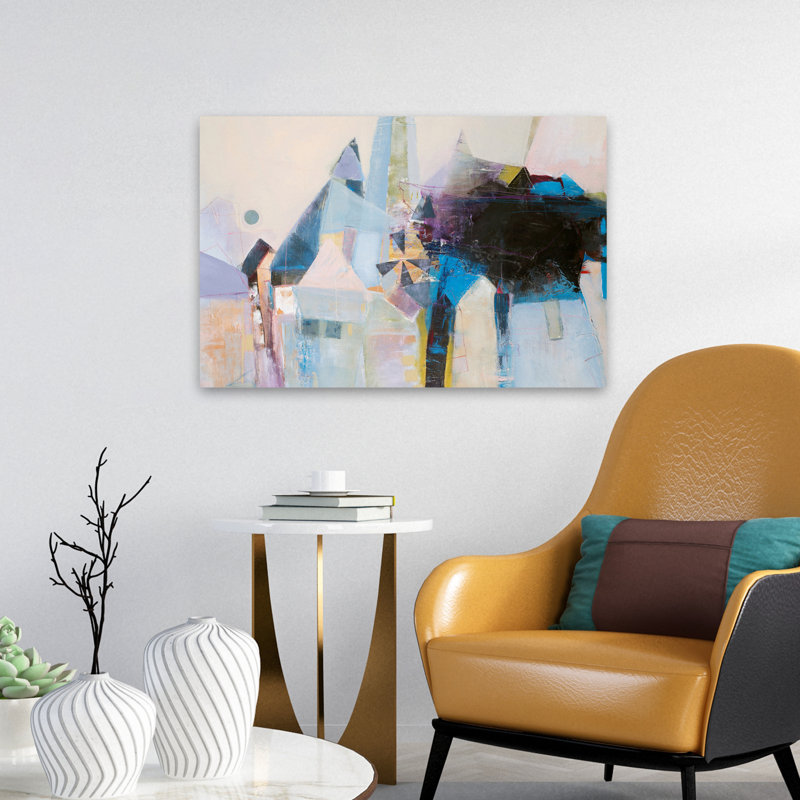 Spinning Mill 1 - Art abstrait, H 24 po x l 16 po