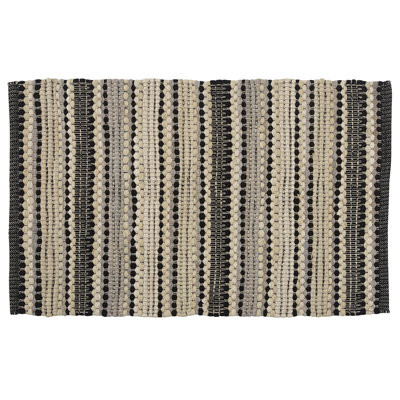 Tapis Crossroads Rag - gris