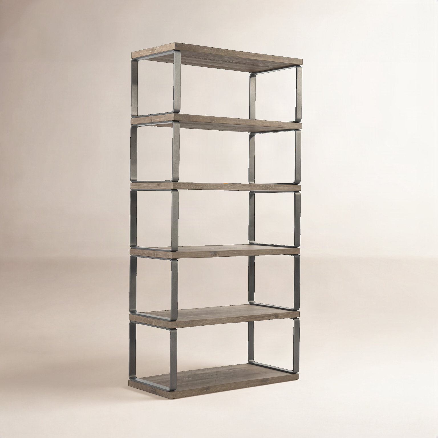 Tribeca 38" Oak Bookcase