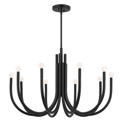 Lustre classique à 10 lumières Ashyla