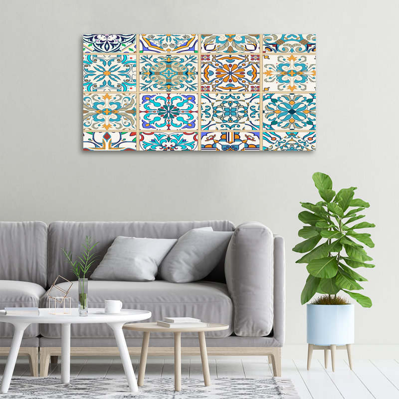 Ceramic Tiles - Wrapped Canvas Print