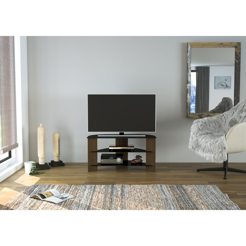 Weist Unfinished TV Stand for TVs up to 43", Walnut