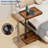 Adjustable Height 360°swivel C Table End Table