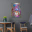 Art mural en métal Red Barrel Studio® «Cat In The Hat 2» par Oxana Zaika-1540707397