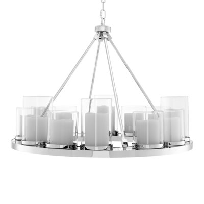 Summit 12 - Light Geometric Chandelier