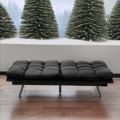 Tauriel 71'' Faux Leather Convertible Sofa