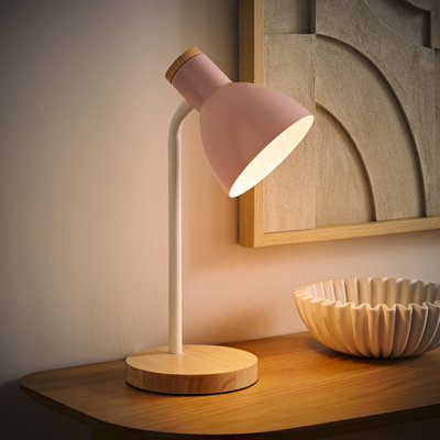 Rokeisha Wood Desk Lamp