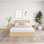 Ensemble de chambre à coucher 2 pièces avec éclairage intégré Dechant
