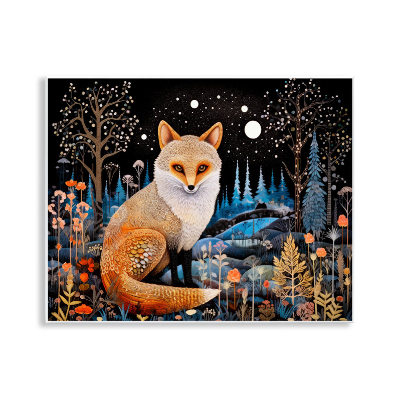 «Forest Fox in Nature», art mural par Ray Powers