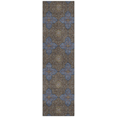 Machine Washable Indoor/Outdoor Chantille ACN2410 Global Rug