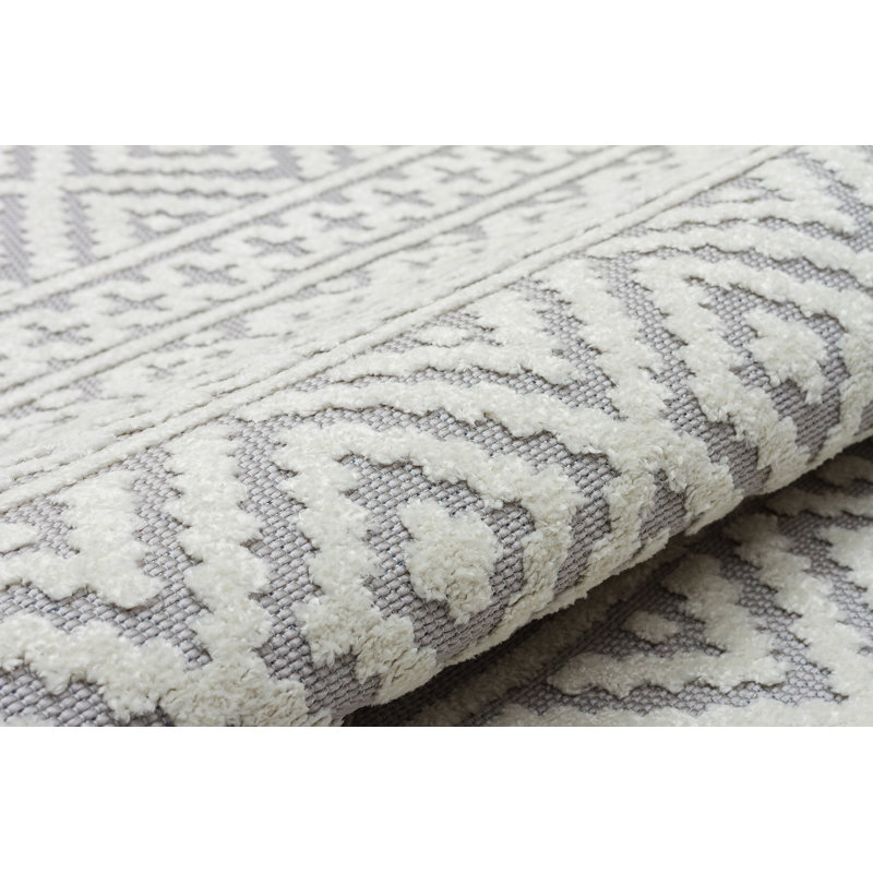 Carniny Geometric Indoor / Outdoor Area Rug, Rectangle 160 x 220cm