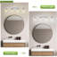 Éclairage pour meuble-lavabo 4 lumières, luminaires de salle de bain de conception carrée, éclairage de salle de bain carré sur miroir-115720713
