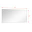 Miroir à fixation murale del-rétroéclairé Rivas-1403515527
