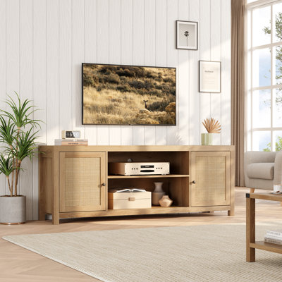 Meuble télé 66 po Boho Rattan
