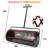 36" Wheeled Compost Spreader, Black