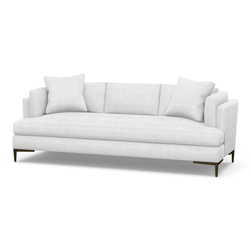 Aiden Upholstered 90.5'' Sofa, Antique Bronze, Perigold Ishi Blanca