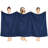 Soft Linen Oversized Bath Sheet 40X80 Extra Large For Bathroom, 600 GSM 100% Cotton Turkish Jumbo Bathsheet Towels For Adults, Navy Blue Bath Sheet-126484705