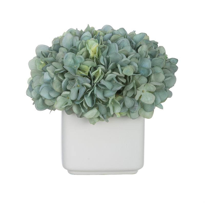 Hydrangea Arrangement, Teal