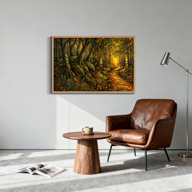 Art mural sur toile, "Torsade moussue", 18"H x 24"W