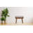 Curved Chestnut Console Table